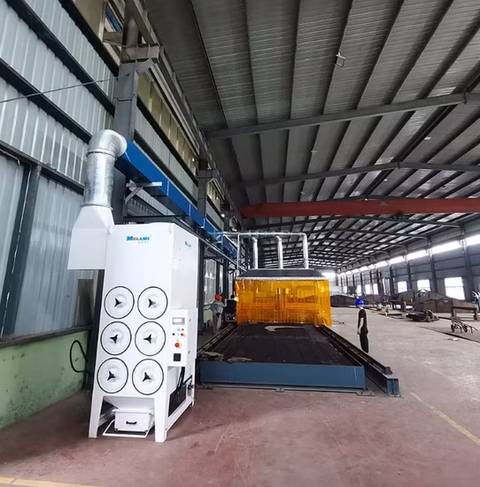 Coleta de poeira e fumaça de corte a laser